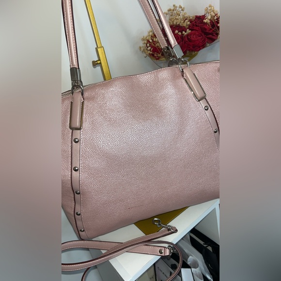 Coach Kelsey studded caviar pebbled leather large shoulder bag - Picture 9 of 14